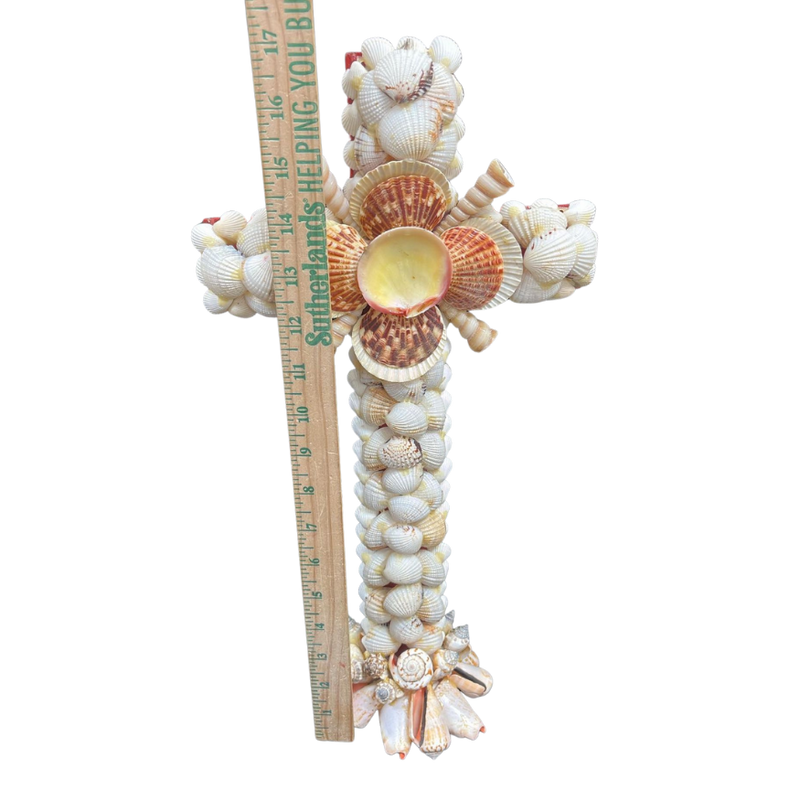 Standing Seashell Cross