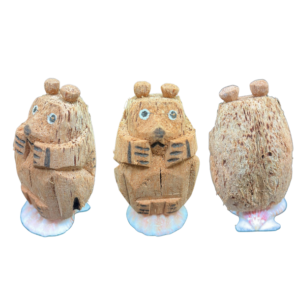 Figures | Carved Coconuts | The Shell Connection