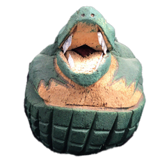 Gator | Coin Bank | Carved Coconut