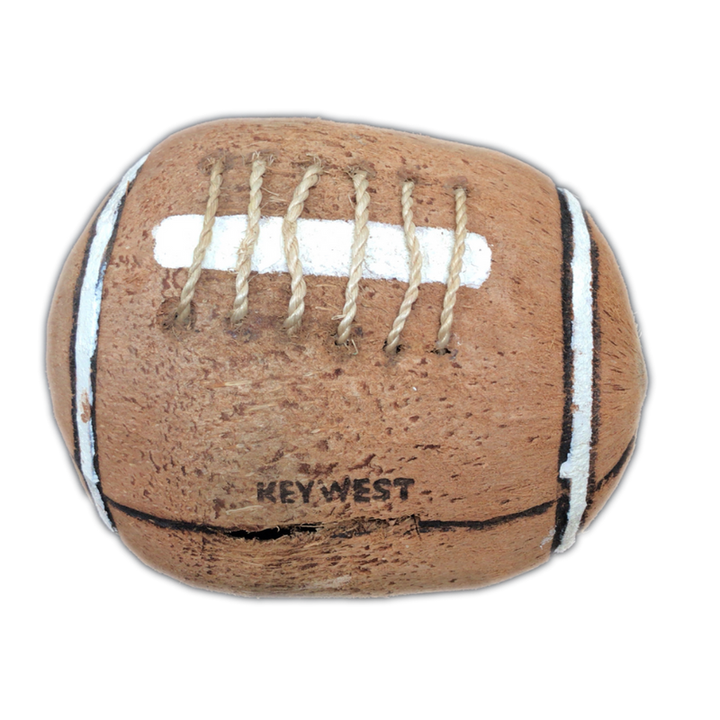 Football | Coin Bank | Carved Coconut