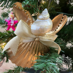 Seashell Christmas Ornaments • Real Seashells • Handmade