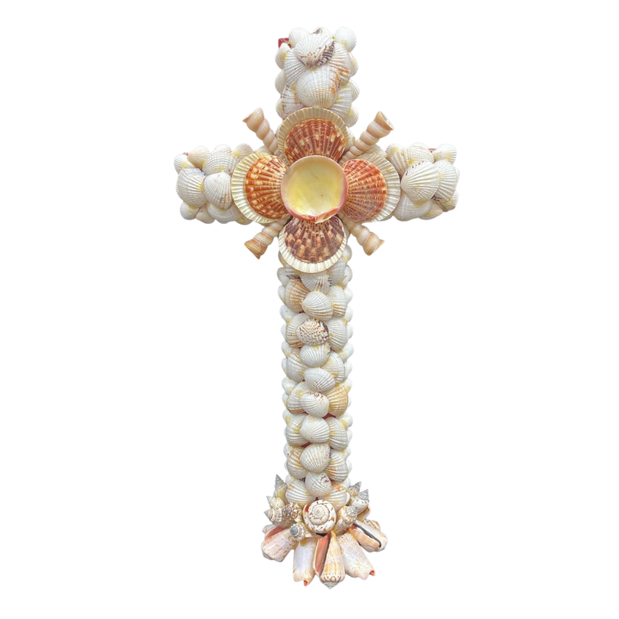 Standing Seashell Cross | The Shell Connection